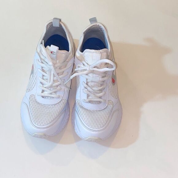 Champion Women's White and Silver Sneakers Size 7.5w - Picture 5 of 12